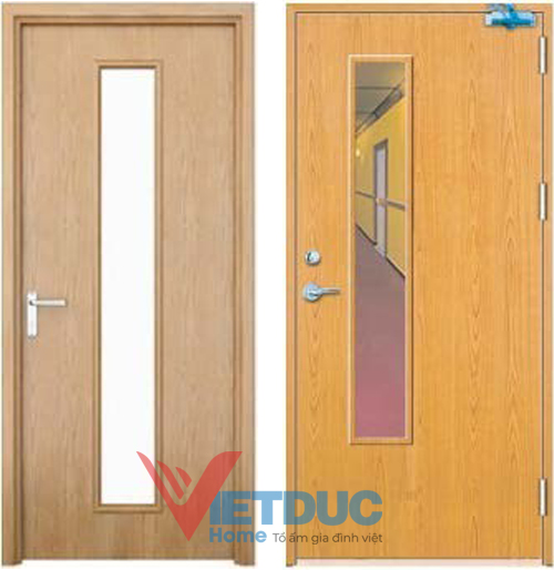 Mẫu cửa gỗ công nghiệp MDF Veneer