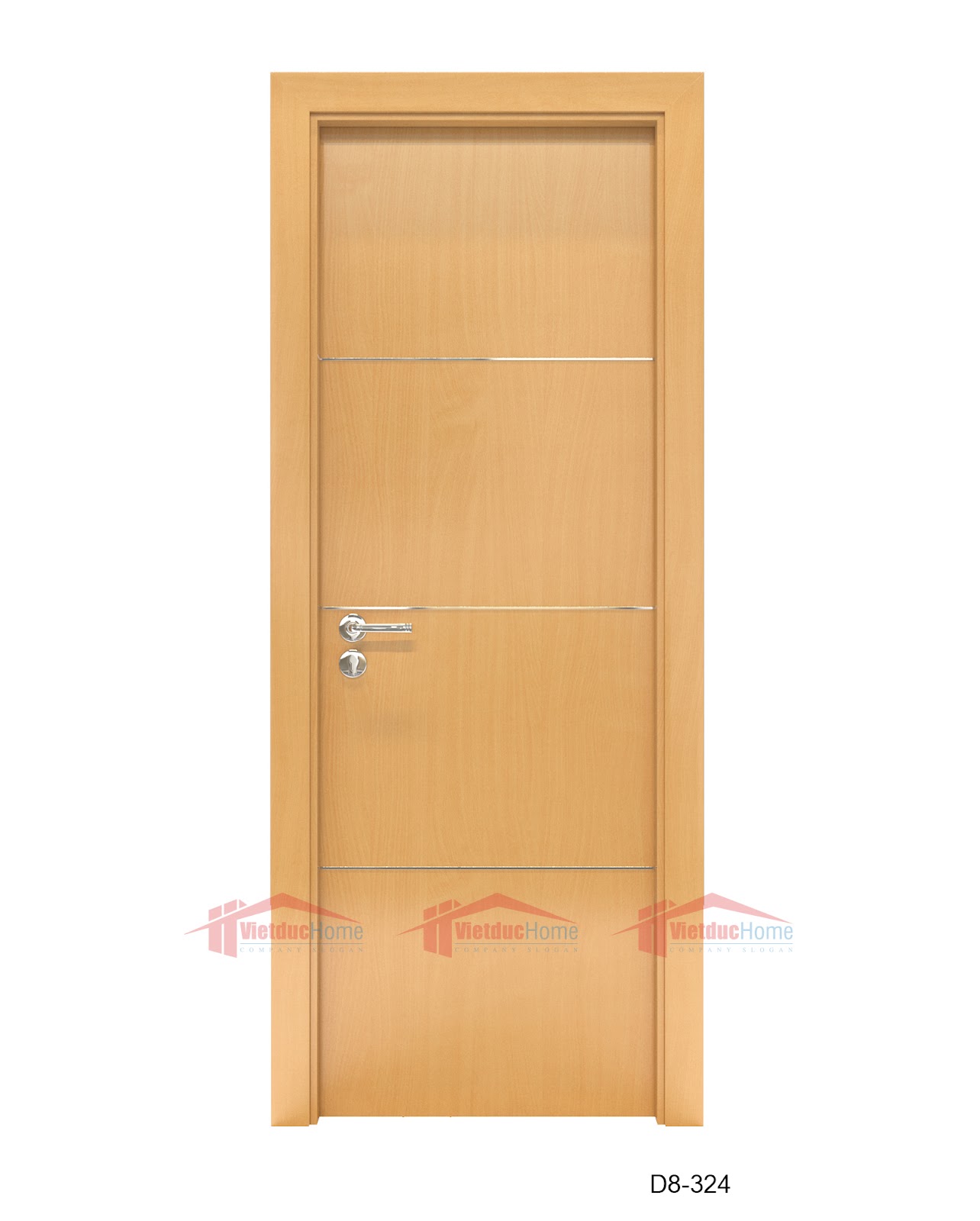 Mẫu cửa nhựa gỗ composite đẹp D8-324.