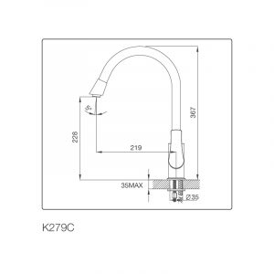 K279C
