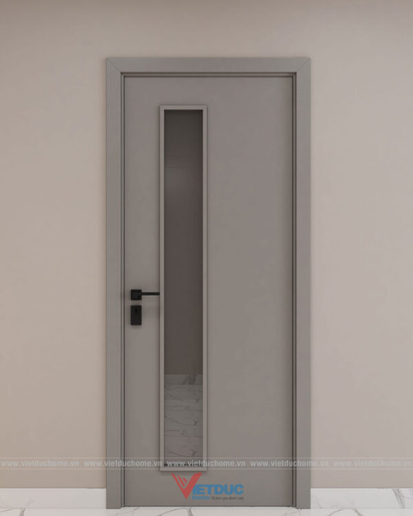Cửa composite VD-P08 ô kính dài