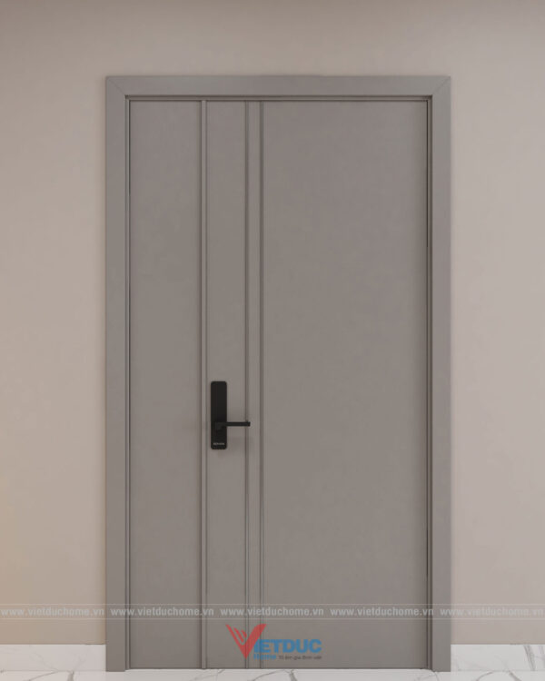 Cửa composite VD-P13 4 chỉ nhôm dọc