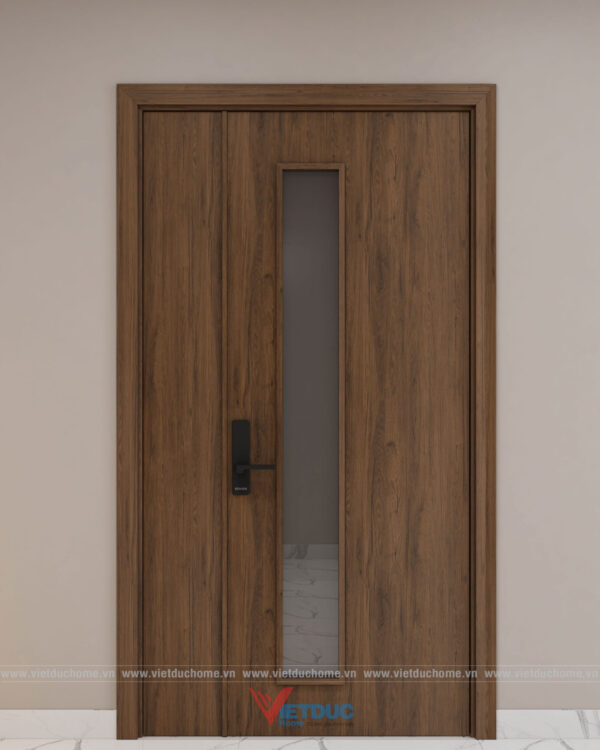 Cửa composite VD-P15 2 cánh + ô kính dài